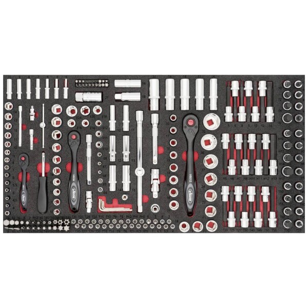 Vigor súprava nástrčných kľúčov metrický 1/4 (6,3 mm), 3/8 (10 mm) V4586; V4586