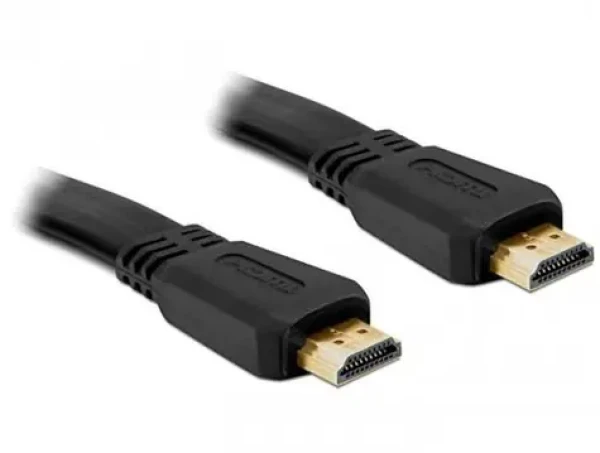 DeLock HDMI 1.4 kábel A/A samec/samec, plochý, dĺžka 2 metre (82670)