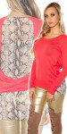 Trendy Koucla 2in1 jumper with Snake pattern Einheitsgroesse