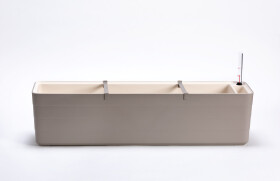 Plastia Samozavlažovací truhlík Berberis taupe/slonová kosť 80 cm