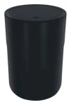 Spirella COCCO čierna / Výklopný odpadkový kôš / plast / 5 l / výklopné veko / 19 x 26 cm