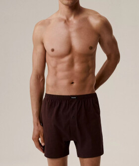Boxerky Atlantic 2MBX-054 A'2 S-2XL víno-khaki L