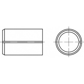 TOOLCRAFT TO-6866541 upínacie puzdrá pružinová ocel 1 ks; TO-6866541