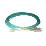Xtendlan / Optický patch kábel / LC-SC / 10 m / 50/125 OM3 / Duplex / LS0H (FOP-LCSC-D-10-50-OM3)