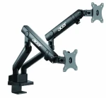 Acer Monitorstand Duo čierny / Stolný držiak monitorov / 2x 32" / VESA 75-100mm / nosnosť 8kg (LC.MON11.002)
