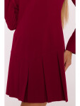 Dámske šaty M872 Bordeaux - MOE XL bordó