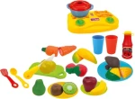 ALLTOYS Košík s krájacím jedlom tmavo zelený