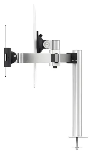 Durable PRO s priechodkou strieborná / Držiak monitora a tabletu / VESA 75-100 mm / 21-34 "do 8 kg / tabliet 7-13" (508823)