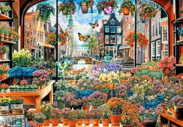 GRAFIKA Puzzle Kvetinové tajomstvo Amsterdamu