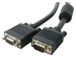 MediaRange VGA predlžovací kábel čierna / Predlžovací kábel / VGA (D-Sub) samec / samica / 1,8 m (MRCS148)
