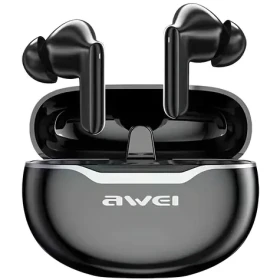 AWEI T50 ENC čierna / Bezdrôtové slúchadlá / do uší / ENC / Bluetooth 5.3 / IPX6 / dobíjacie púzdro (T50 ENC)