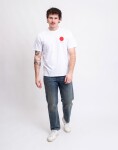 Edwin Japanese Sun TS White garment washed M