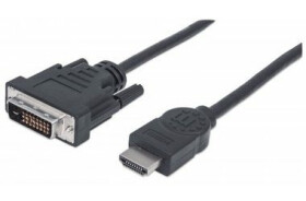 Manhattan kábel pre monitory HDMI-DVI-D 1.8m / dual link (372503)