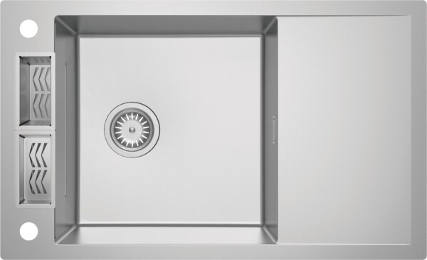 DEANTE - Magnetic steel nerezový drez, 1-miska s odkvapkávačom ZRM_0113