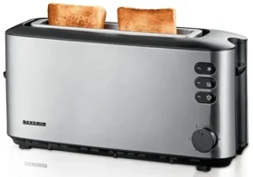 Severin AT 2515 strieborná / Hriankovač / 1000W / ohrev / rozmrazovanie / pečenie (AT 2515)