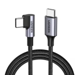 Ugreen US255 kábel USB-C - USB-C / kábel 0,5m / L-konektor (50122B)