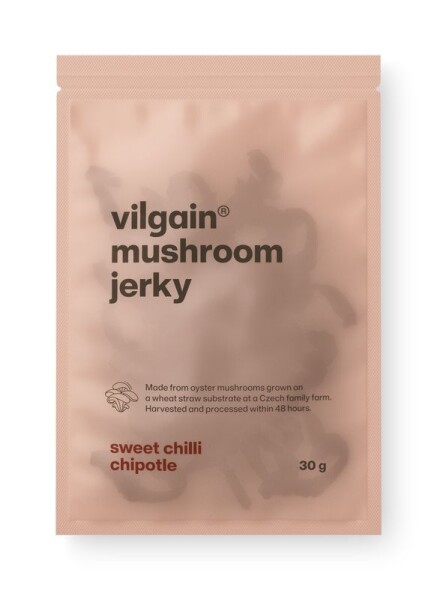 Vilgain Hubové jerky – sladké chipotle chilli 30 g