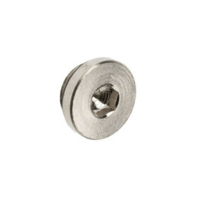 EKWB EK- Quantum Surface End Tank Plug - Nickel (3831109898895)