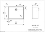 Reginox Reginox - Nerezový drez New York 50x40, sitko comfort R27646
