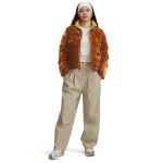 Kalhoty Under Armour Unstoppable Wvn Pleat Pt Brown M