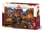 ART PUZZLE 5476 Puzzle Domy pri vodnom kanáli
