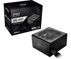 ASRock PRO-850B čierna / Zdroj ATX / 850 W / 80 PLUS Bronze / ATX 3.1 / 120 mm (90-UXR085-BNEAA2)