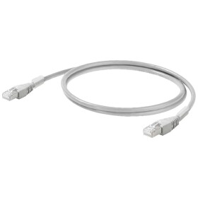 Weidmüller 2661950060 RJ45 sieťové káble, prepojovacie káble CAT 6A S/FTP 0.60 m sivá 1 ks; 2661950060