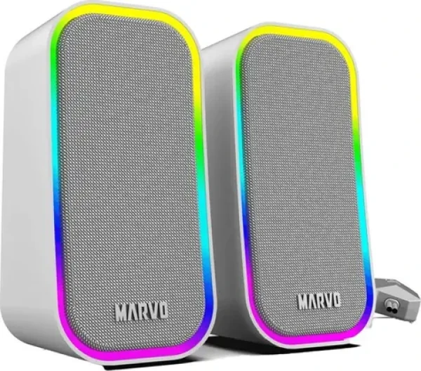 Marvo Havoc 20 sivá / Reproduktor / 2.0 / RGB podsvietenie / 2x 3 W / 3,5 mm jack (SG-285 GY)