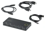 StarTech / KVM prepínač / 2-portový / USB-C hybrid / HDMI 2.0 / 4K 60Hz (SV221HUC4K)
