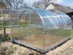 Oblúkový polykarbonátový skleník Gardentec Classic (4 × 3 m)