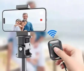 Tech-Protect L03S čierna / Selfie tyč so statívom (9490713934463)