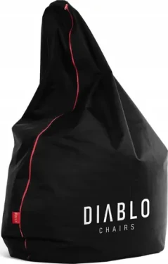 Diablo Pufa čierna / Herná podnožka / doplnok k hernej stoličke (5904405571279)