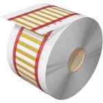 Weidmüller 2526060000 HS 0.8-2.4/12 MM Y označovač zmršťovacích bužírok Druh montáže: nasunutie Potlačiteľná plocha: 5 x 12.70 mm žltá Počet markerov: 4000; 2526060000