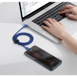 Baseus CAJY000603 Kábel USB-C (M) - USB-C (M) 1.2 m modrá / 100W (CAJY000603)