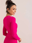 Dámske šaty RV SK 5131.18P Fuchsia - Rue Paris XL tmavě růžová