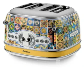 Ariete Positano viacfarebná / Hriankovač / 4 hrianky / 1630 W / 6 úrovní opekania (0156PO)