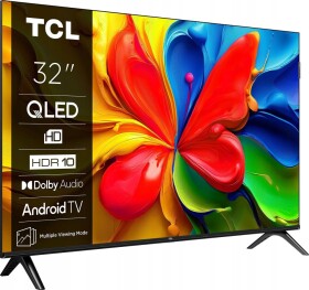 TCL HD QLED TV | 32S4K | 32 | Smart TV | Google TV | HD | Black