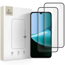 Tech-Protect Glass FIT+ čierna / Tvrdené sklo / XIAOMI Redmi 15C / POCO C85 / 2 ks