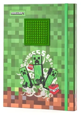 PIXIE CREW MINECRAFT Kartónové dosky A4 / Kartónové dosky / s gumičkou / 32 x 23 cm / 6+