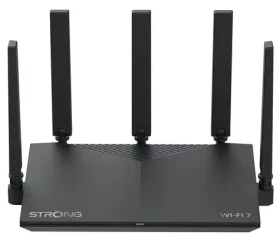 Strong ROUTERBE3600 čierna / Wi-Fi 7 2.4/5GHz / 3600 Mbps / 3x GLAN / 1x 2.5GWAN (ROUTERBE3600)