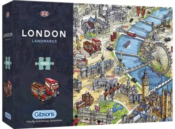 GIBSONS Puzzle Londýnske pamiatky