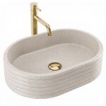 REA - Umývadlo na dosku Nicoletta Beige REA-U7346