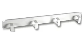 EFB 699995 šedá / Káblový organizér / 1U / 19" / oceľ / 4 káblové oká (699995)