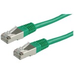 Value 21.99.1383 RJ45 sieťové káble, prepojovacie káble CAT 6 S/FTP 10.00 m zelená dvojžilový tienený 1 ks; 21.99.1383