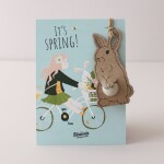 Blossombs Semienka divokých kvetov Rabbit/Bike + pohľadnica