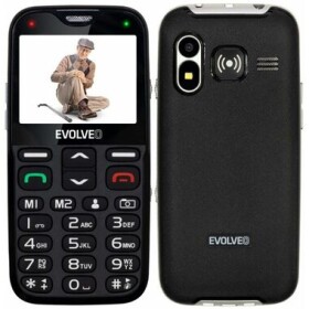 EVOLVEO EasyPhone XG + stojan čierna / 2.4 / 3MP / Bluetooth / microSDHC (EP-650-XGB)