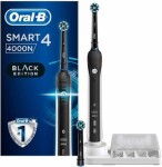 Oral-B Smart 4 4000N čierna / rotačná kefka / 8800 ot.min. / 3 režimy / 2ks (4210201219439)