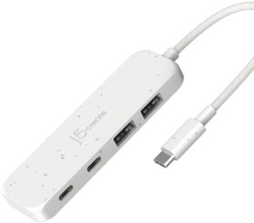 J5create j5create JCH342EW USB 3.2 Gen 1 (3.1 Gen 1) Type-C 10000 Mbit/s Biely