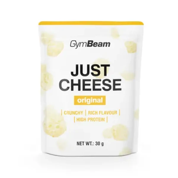 Syrový snack Just Cheese - GymBeam (originál, 8 x 30 g) (80137-11-8x30g-original)