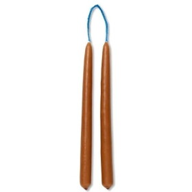 Ferm LIVING Sviečka Dipped Candles Rust – set 8 ks